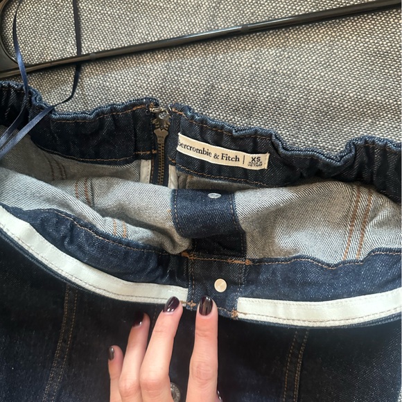 Abercrombie & Fitch Strapless Navy Dress - Picture 4 of 4